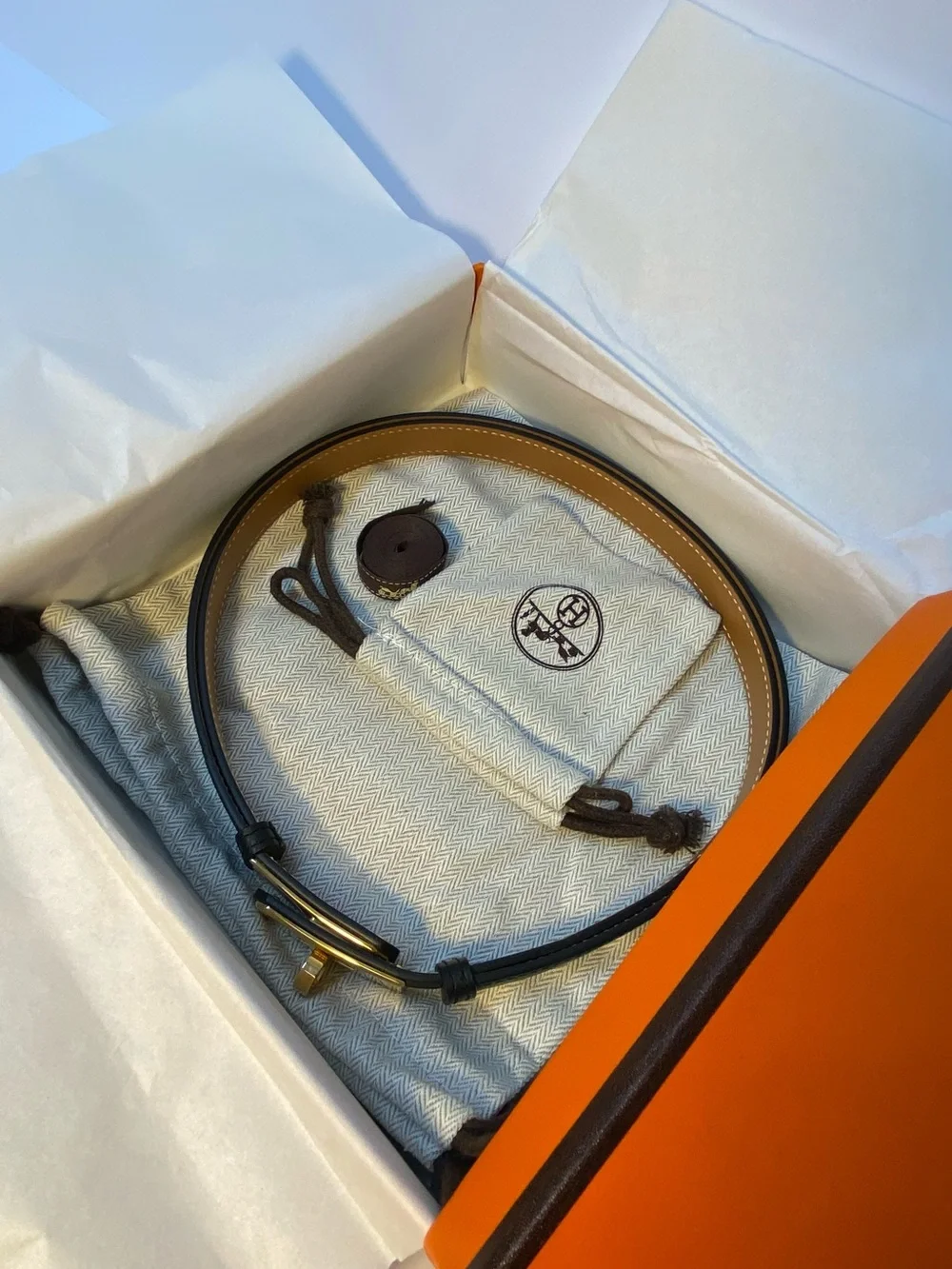 Hermès Kelly 18 Belt Black Epsom Leather Gold-Tone Hardware Adjustable
